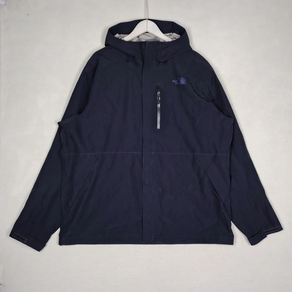 The North Face Futurelight Dryzzle Jacket Mens XXL Navy Blue Waterproof Shell